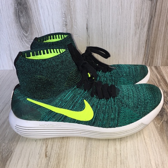 nike lunarlon green
